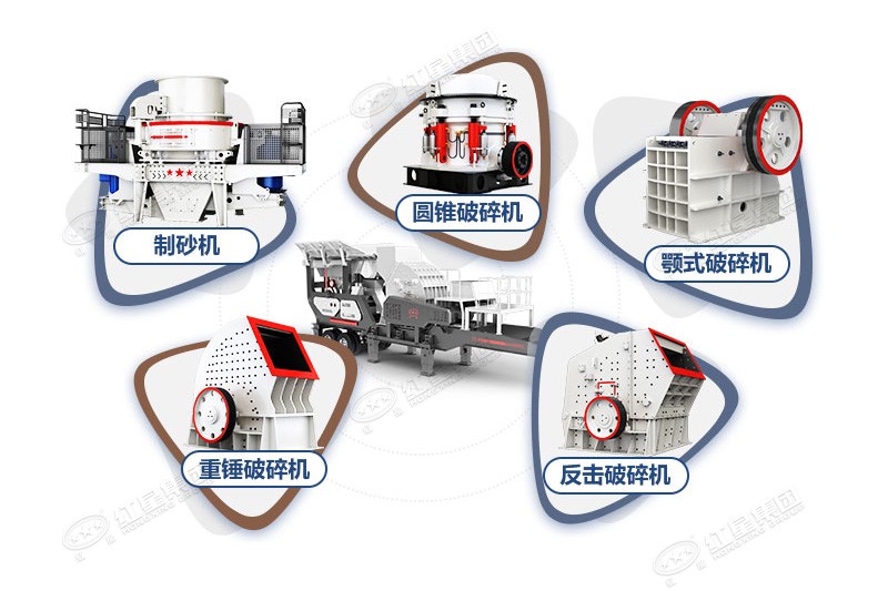 紅星大型流動(dòng)破石機種類(lèi)齊全